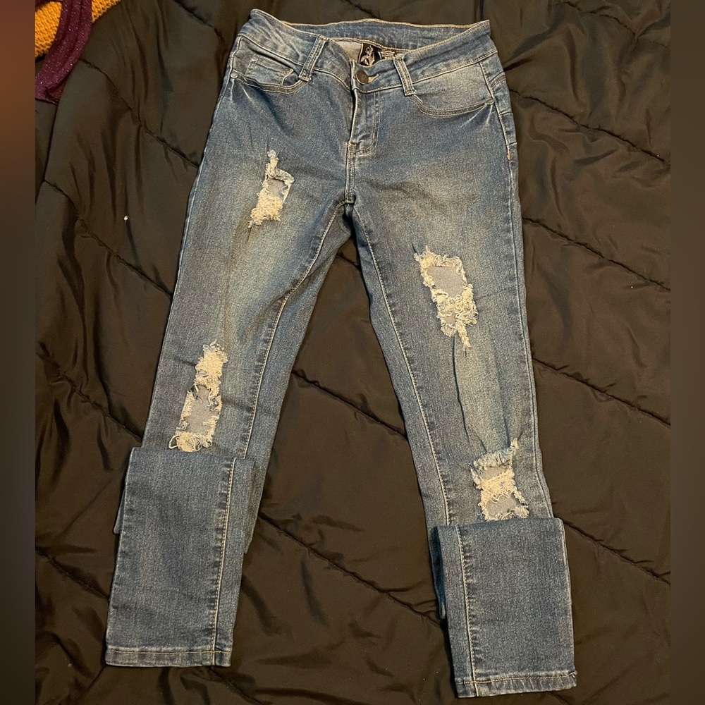 Fashion nova skinny high rise jeans size 3/4